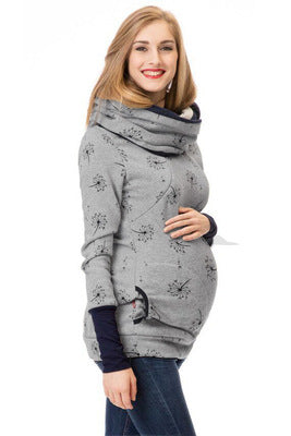 Sweatshirt Hoodie Women Long Sleeve Breastfeeding Shirt - ROUTINE FASHION